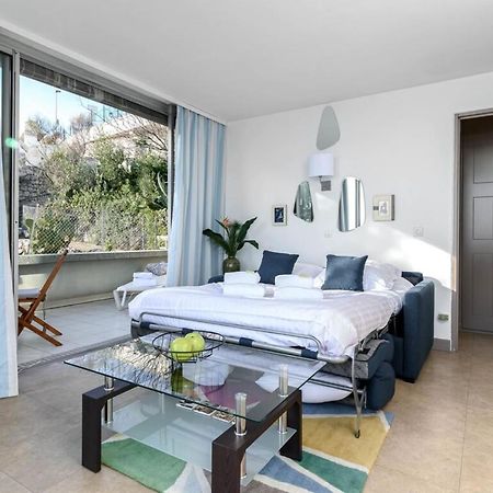 Air-Conditioned Apartment With Sea View Furnished Terrace & Parking Cap-d'Ail Eksteriør bilde